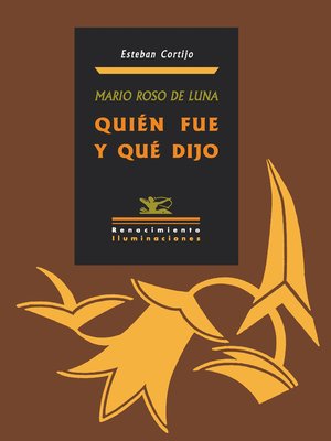 cover image of Mario Roso de Luna, quién fue y qué dijo